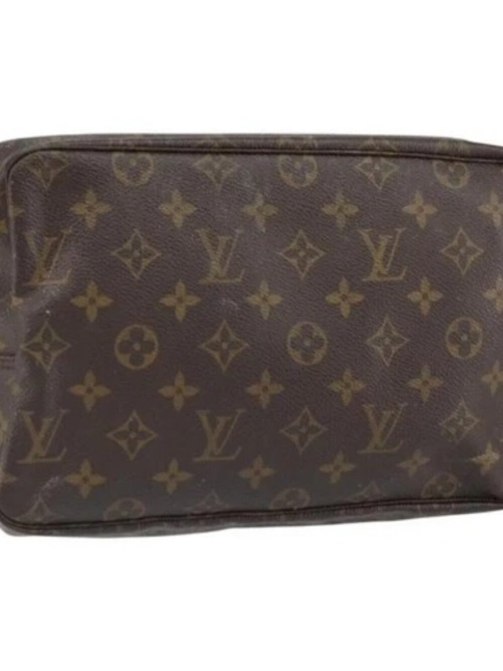 LOUIS VUITTON Monogram Trousse Toilette 28 Clutch Bag M47522 LV Auth ka1964